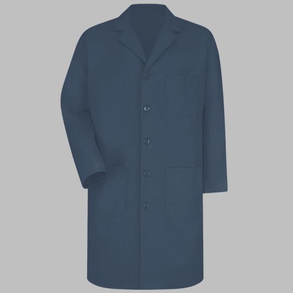 Unisex Extended Sizes Button Front Lab Coat Thumbnail