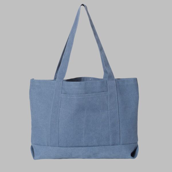Seaside Cotton Pigment Dyed Resort Tote Thumbnail