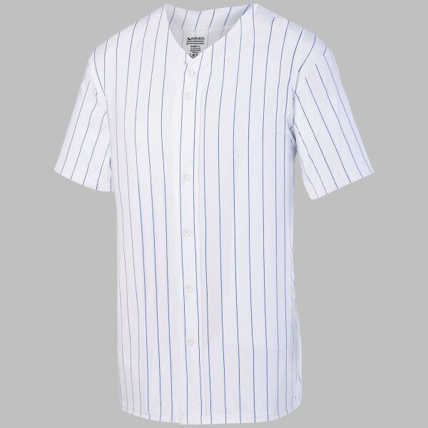 Pinstripe Full-Button Jersey Thumbnail