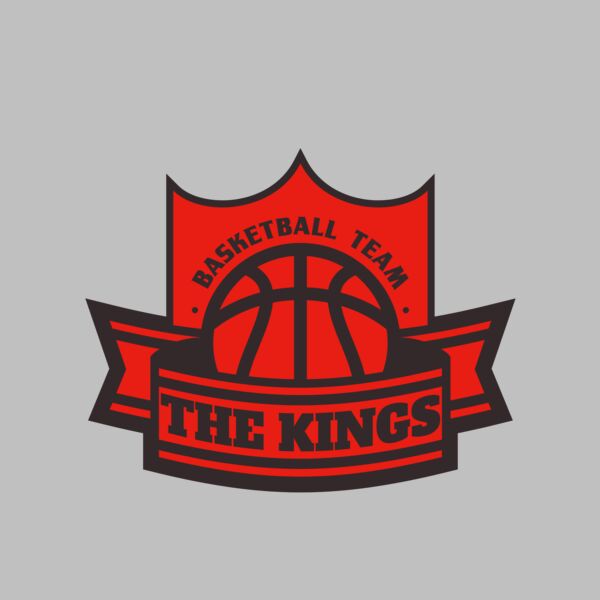 The Kings Basketball team Logo Template Thumbnail