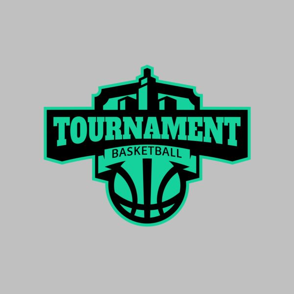 Tournament Basketball logo template Thumbnail