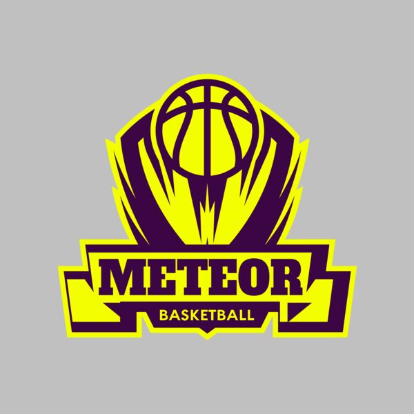 Meteor Basketball Logo Template Thumbnail