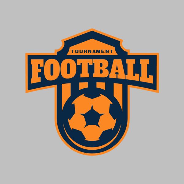 Football Tournament logo template Thumbnail