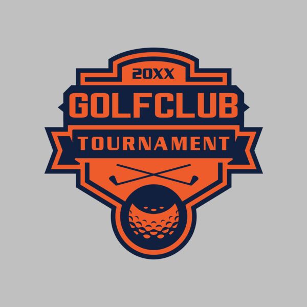 Golf club Tournament logo template 02 Thumbnail