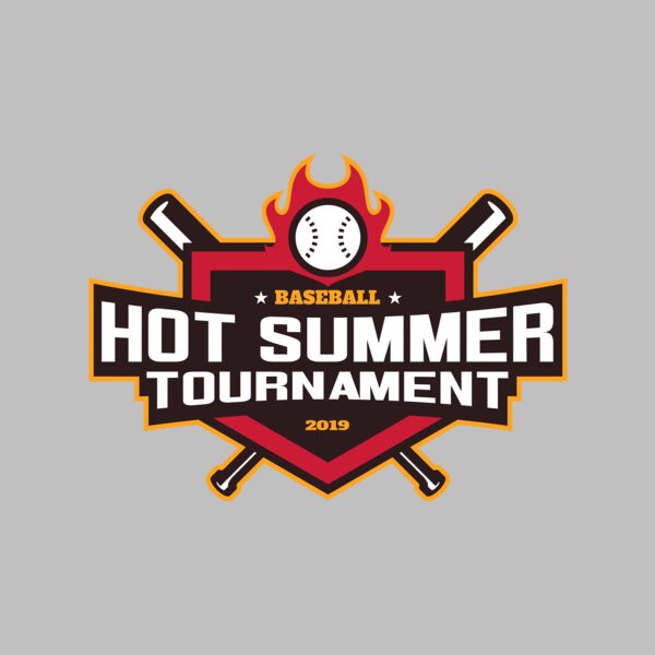 Hot Summer Tournament Baseball logo 01 Thumbnail