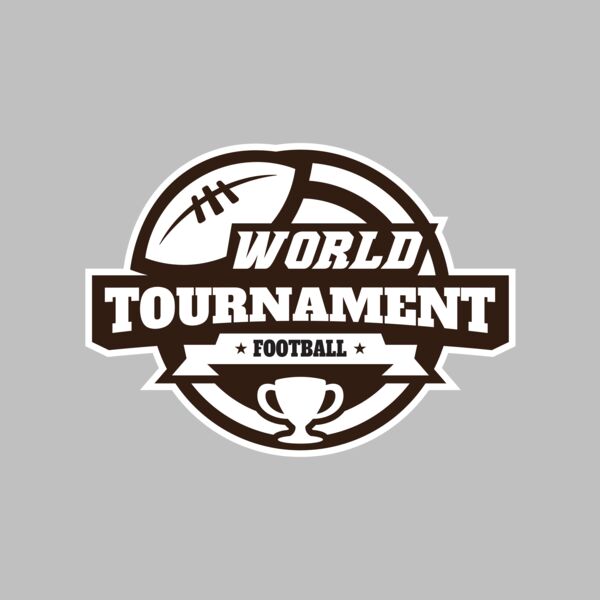 World Tournament Football logo template Thumbnail