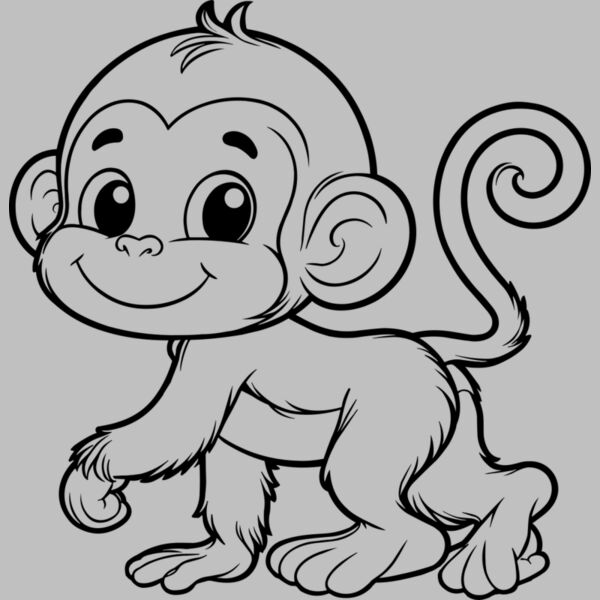 Monkey   Clipart 1 Thumbnail