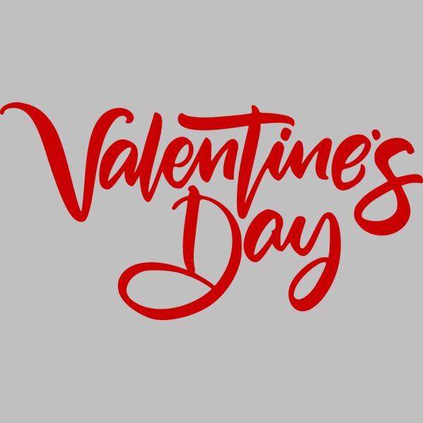 Red Valentines Day Text Thumbnail