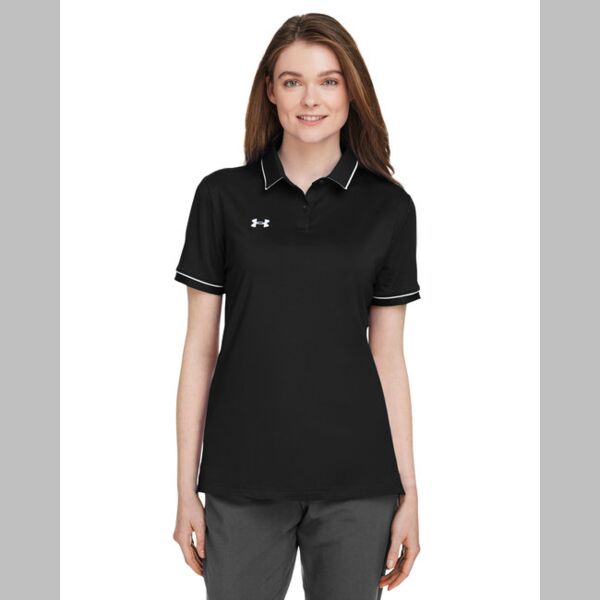 Under Armour Ladies' Tipped Teams Performance Polo Thumbnail