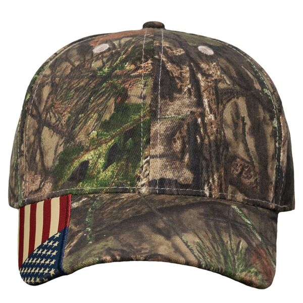 Kati - Camo Woven USA Flag Cap Thumbnail