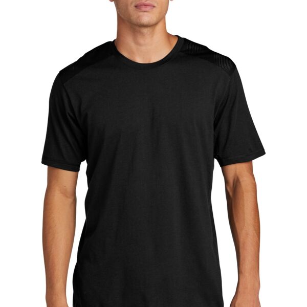 ® PosiCharge ® Tri Blend Wicking Draft Tee Thumbnail