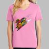 Ladies Core Cotton V Neck Tee Thumbnail