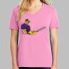 Ladies Core Cotton V Neck Tee Thumbnail