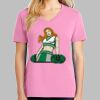 Ladies Core Cotton V Neck Tee Thumbnail