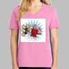 Ladies Core Cotton V Neck Tee Thumbnail