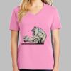 Ladies Core Cotton V Neck Tee Thumbnail