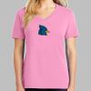 Ladies Core Cotton V Neck Tee Thumbnail