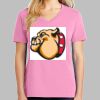 Ladies Core Cotton V Neck Tee Thumbnail