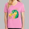 Ladies Core Cotton V Neck Tee Thumbnail