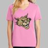 Ladies Core Cotton V Neck Tee Thumbnail