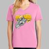 Ladies Core Cotton V Neck Tee Thumbnail