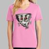 Ladies Core Cotton V Neck Tee Thumbnail