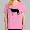 Ladies Core Cotton V Neck Tee Thumbnail