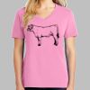 Ladies Core Cotton V Neck Tee Thumbnail