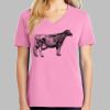Ladies Core Cotton V Neck Tee Thumbnail