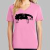 Ladies Core Cotton V Neck Tee Thumbnail
