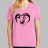 Ladies Core Cotton V Neck Tee Thumbnail