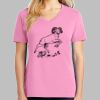 Ladies Core Cotton V Neck Tee Thumbnail