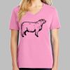 Ladies Core Cotton V Neck Tee Thumbnail
