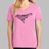 Ladies Core Cotton V Neck Tee Thumbnail