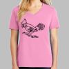 Ladies Core Cotton V Neck Tee Thumbnail