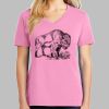 Ladies Core Cotton V Neck Tee Thumbnail