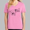 Ladies Core Cotton V Neck Tee Thumbnail