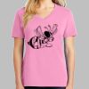 Ladies Core Cotton V Neck Tee Thumbnail