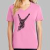 Ladies Core Cotton V Neck Tee Thumbnail