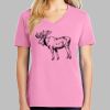 Ladies Core Cotton V Neck Tee Thumbnail