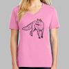 Ladies Core Cotton V Neck Tee Thumbnail