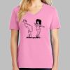 Ladies Core Cotton V Neck Tee Thumbnail