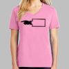 Ladies Core Cotton V Neck Tee Thumbnail