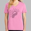 Ladies Core Cotton V Neck Tee Thumbnail