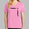 Ladies Core Cotton V Neck Tee Thumbnail