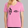 Ladies Core Cotton V Neck Tee Thumbnail