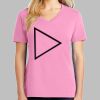 Ladies Core Cotton V Neck Tee Thumbnail