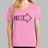 Ladies Core Cotton V Neck Tee Thumbnail