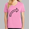 Ladies Core Cotton V Neck Tee Thumbnail
