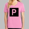 Ladies Core Cotton V Neck Tee Thumbnail